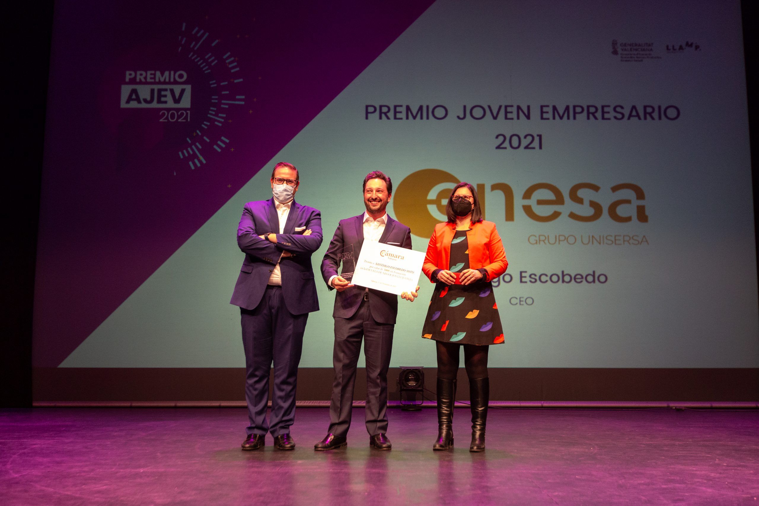 Enesa Continental, ganadora del premio Joven Empresario AJEV 2021